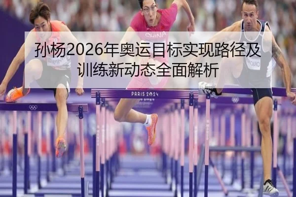 孙杨2026年奥运目标实现路径及训练新动态全面解析